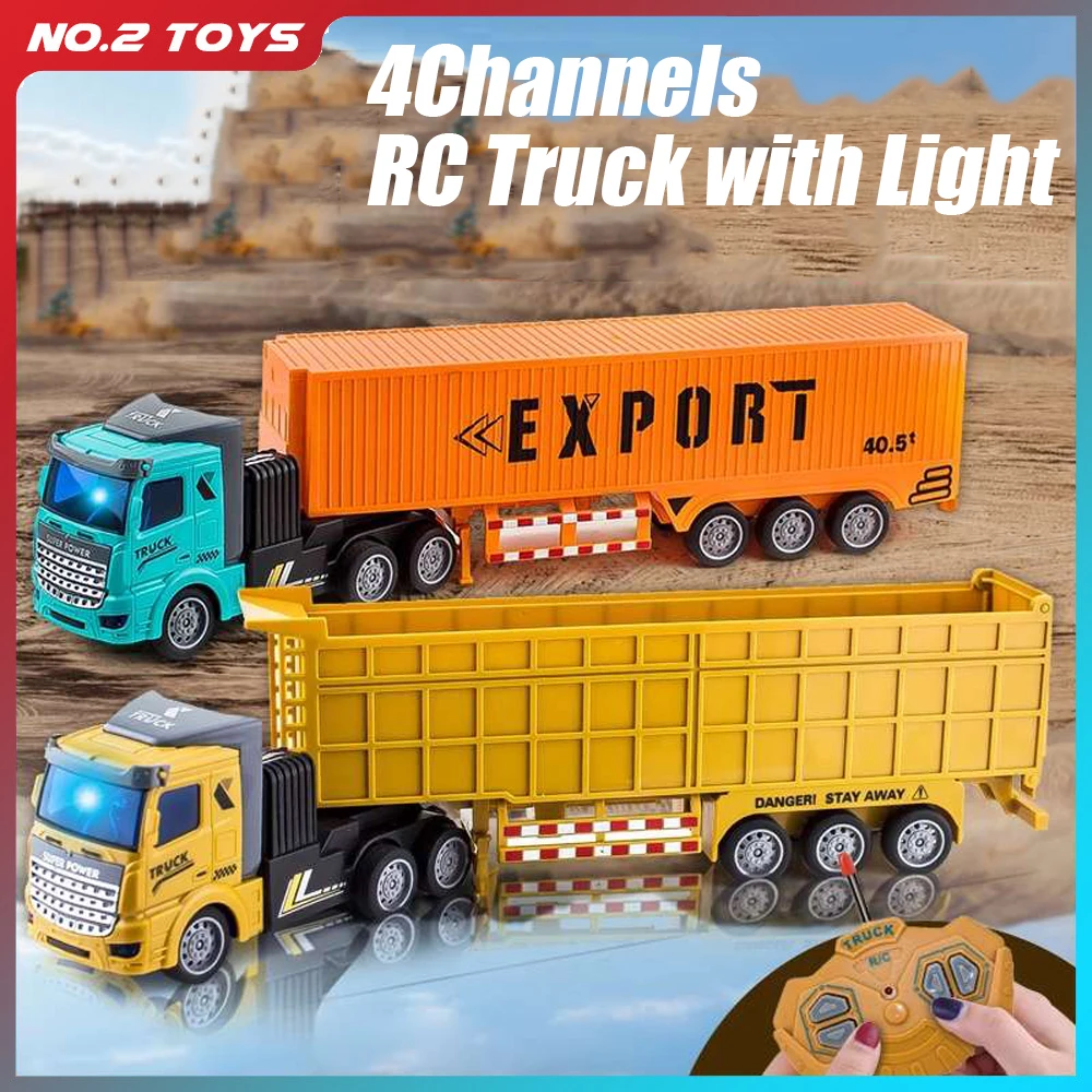 Hobby Rc Van - 1/48 RC Container Truck Speelgoed Kinderen
