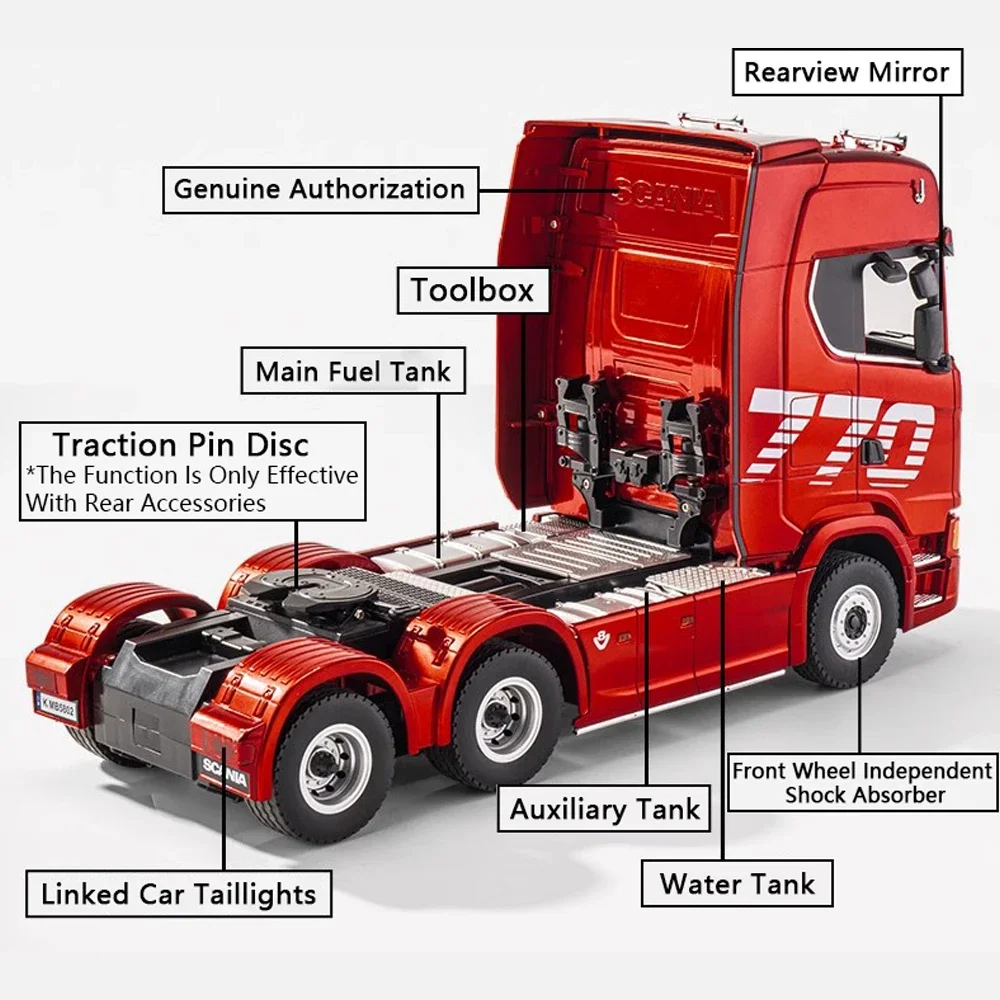 HUINA 1501 770S Alloy Tractor  - Hobby Rc Van recensie en prijs