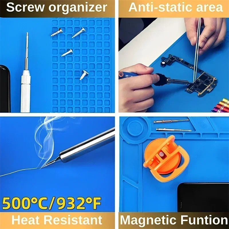 Magnetische mat Siliconen repa - Rc Hobby Work Mat recensie en prijs