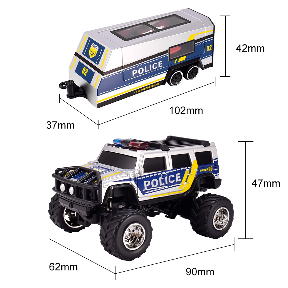9imod RC Politieauto 2.4G APP  - Hobby Rc Van recensie en prijs