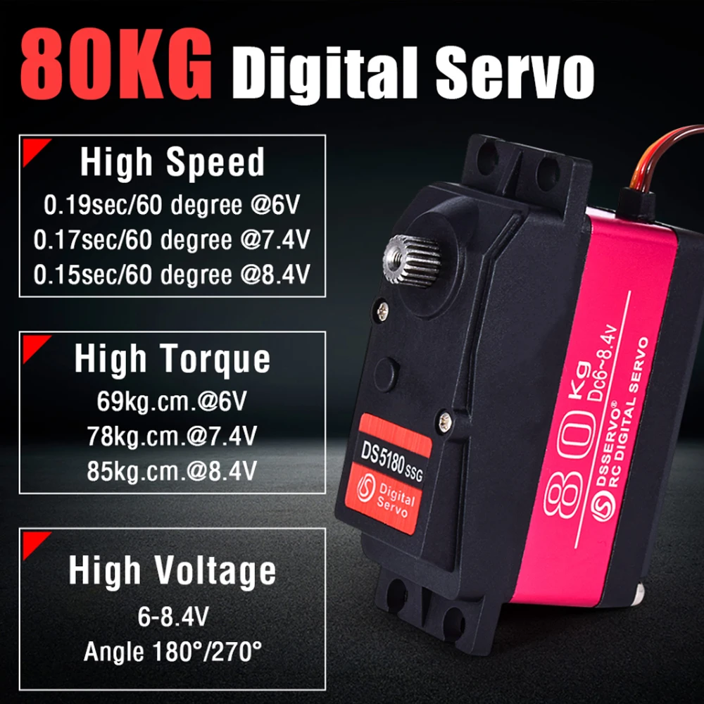 Dsservo Waterdichte DS5180 80K - Rc Hobby Shops recensie en prijs